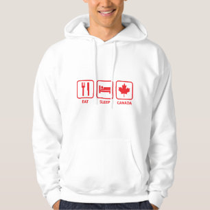 Essen Schlaf Kanada Hoodie