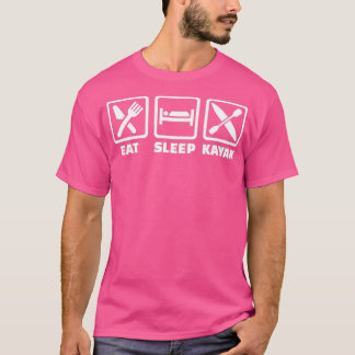 Essen Schlaf Kayak 1 T-Shirt