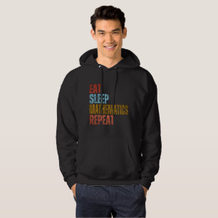 ESSEN SCHLAF MATHEMATIK WIEDERHOLEN HOODIE
