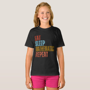 ESSEN SCHLAF MATHEMATIK WIEDERHOLEN T-Shirt