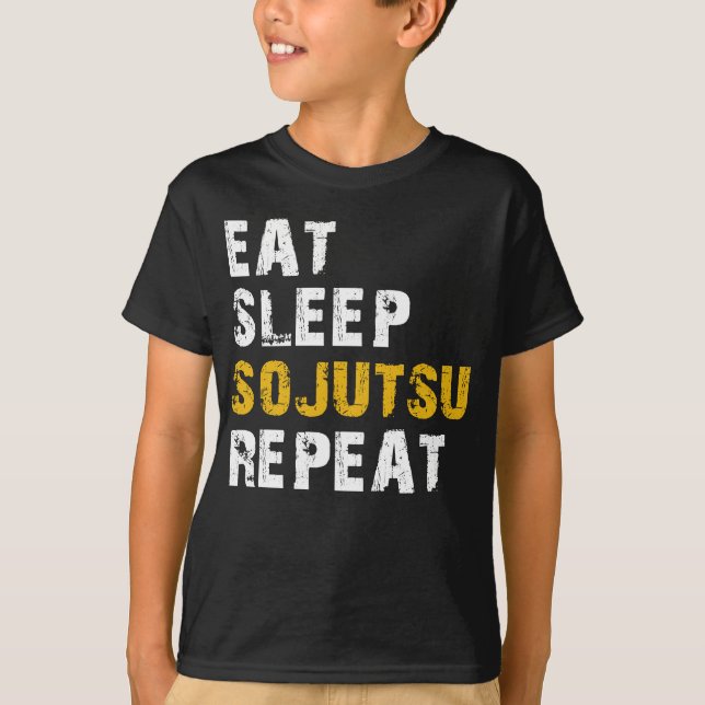 Essen Schlaf Sojutsu T-Shirt (Vorderseite)