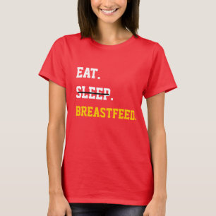 Essen Schlaf Stillen Stillen T-Shirt