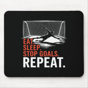 Essen Schlaf Stopp Ziel Wiederholen, Trainerteam u Mousepad
