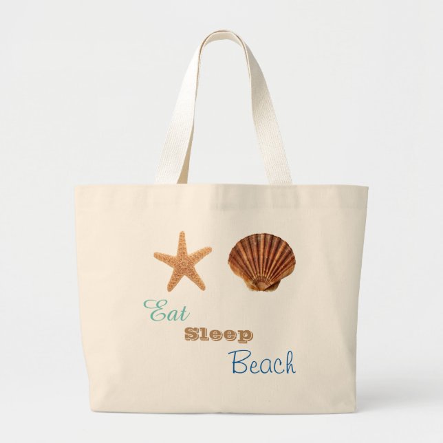 Essen Schlaf Strand - Tasche (Vorne)