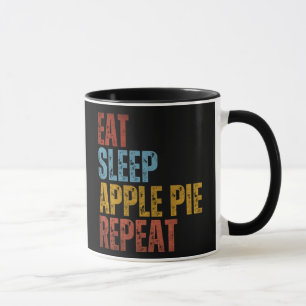 ESSEN SCHLAFEN APPELKUCHEN WIEDERHOLEN TASSE