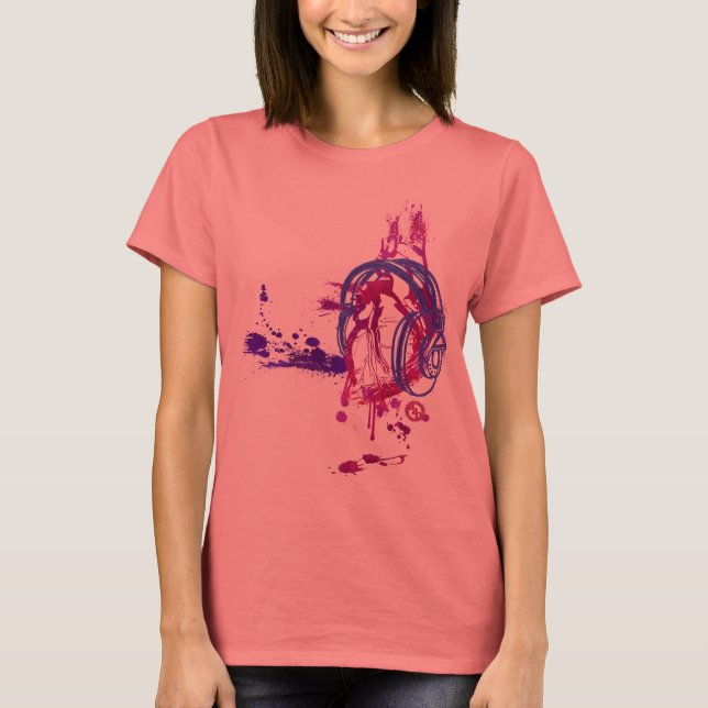 Essen, schlafen, atmen ... MUSIK T-Shirt (Vorderseite)