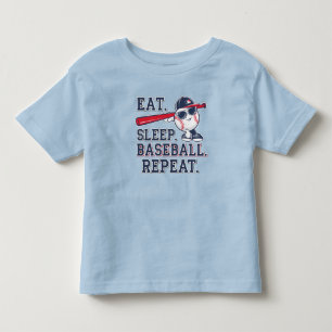 Essen. Schlafen. Baseball. RepeatT-Shirt Kleinkind T-shirt