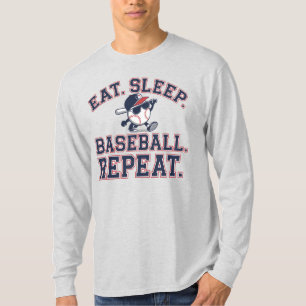 Essen. Schlafen. Baseball. Wieder von vorne T-Shirt