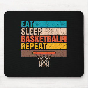 Essen. Schlafen. Basketball. Wieder von vorne. Bas Mousepad
