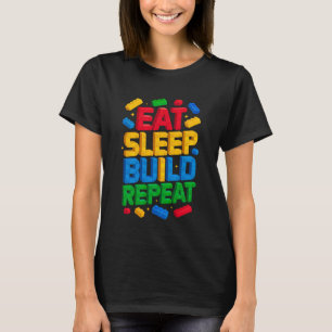 ESSEN Schlafen Bauen Wiederholen Meister Erbauer G T-Shirt