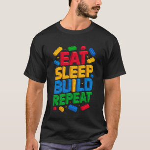 ESSEN Schlafen Bauen Wiederholen Meister Erbauer G T-Shirt