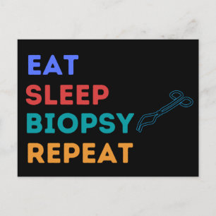 ESSEN SCHLAFEN BIOPSIE WIEDERHOLEN - BIOPSIE POSTKARTE
