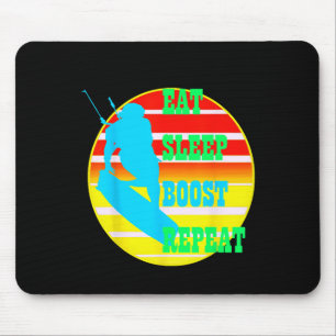 Essen Schlafen Boosten Wiederholen Kitesurfen Mit Mousepad