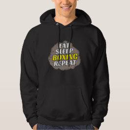 essen schlafen boxen wiederholen hoodie