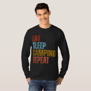 ESSEN SCHLAFEN CAMPEN WIEDERHOLEN T-Shirt