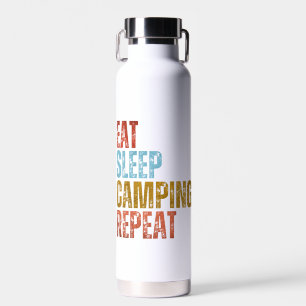 ESSEN SCHLAFEN CAMPEN WIEDERHOLEN TRINKFLASCHE