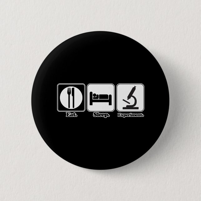 essen schlafen experimentieren button (Vorderseite)