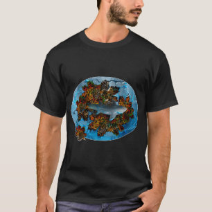 Essen Schlafen Fischen Wiederholen Männer Frauen K T-Shirt