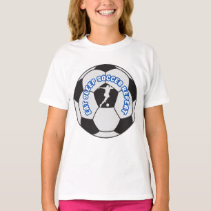 essen schlafen Fußball wiederholen T-Shirt