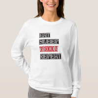 Essen schlafen Groom Wiederholung