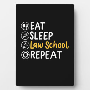 Essen Schlafen Jurastudium Wiederholen Fotoplatte