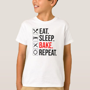 Essen. Schlafen. Kuchen. Wieder von vorne T-Shirt