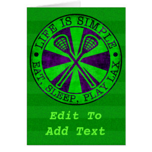 Essen, schlafen, Lacrosse spielen