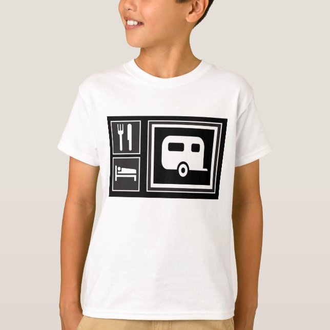 Essen. Schlafen. RV! T-Shirt (Vorderseite)
