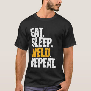 Essen Schlafen Schweißen Wiederholen Lustiges Schw T-Shirt