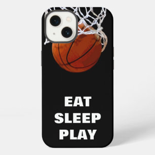 Essen Schlafen Spielen Basketball Motivierend iPhone 13 Hülle