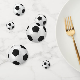 Essen schlafen spielen Fußball Konfetti