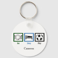 Essen schlafen spielen Fußball