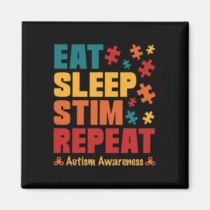 Essen Schlafen Stim Wiederholen Stimming Autism Be Magnet