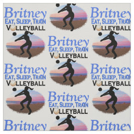 ESSEN, SCHLAFEN STRAND VOLLEYBALL PERSONALISIERT F STOFF