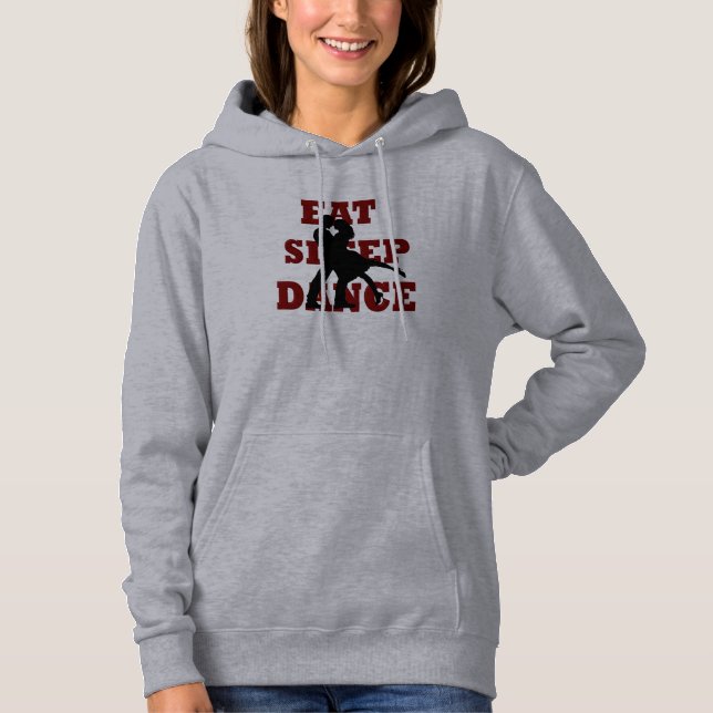 Essen, schlafen, tanzen hoodie (Vorderseite)