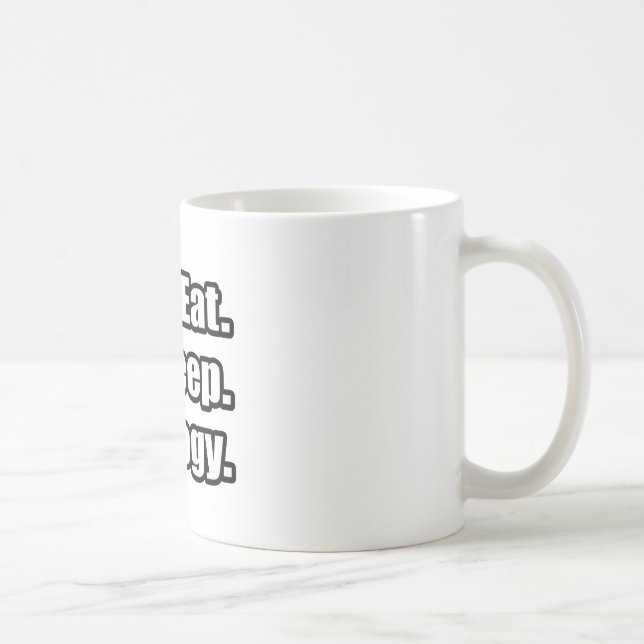 Essen. Schlafen. Urologie. Kaffeetasse (Rechts)
