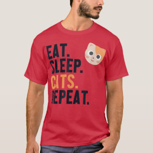 Essen Schlafkatzen Wiederholen Katzenjammer Daddy  T-Shirt