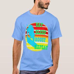 Essen Schlafstiefel Wiederholung Weibliche Kitesuf T-Shirt