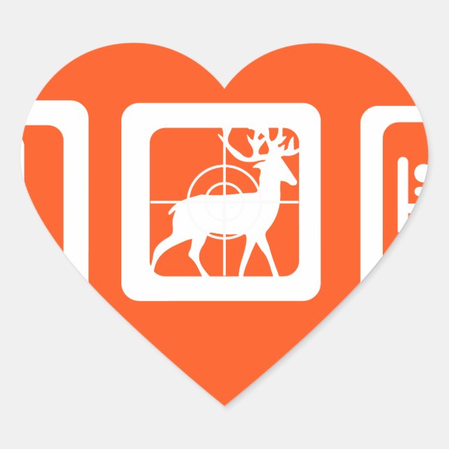 Essen Schlafsuche Herz-Aufkleber (Vorderseite)