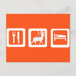 Essen Schlafsuche Postkarte