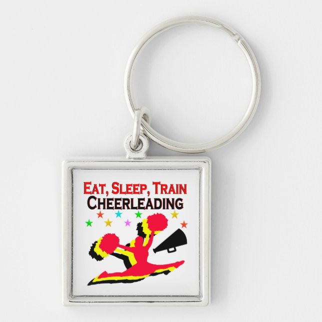 ESSEN, SCHLAFZÜGE, ROTES DESIGN SCHLÜSSELANHÄNGER (Vorne)