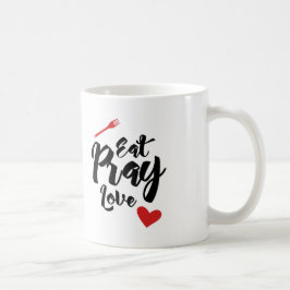 Essen Sie beten Liebe Tasse