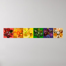 Essen Sie das Rainbow Erinnerung Poster