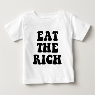 Essen Sie das reiche Occupy Wall Street Baby T-shirt