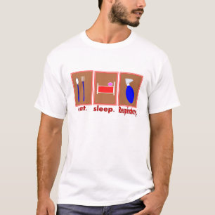 Essen Sie den Atmungs Schlaf T-Shirt