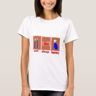 Essen Sie den Atmungs Schlaf T-Shirt