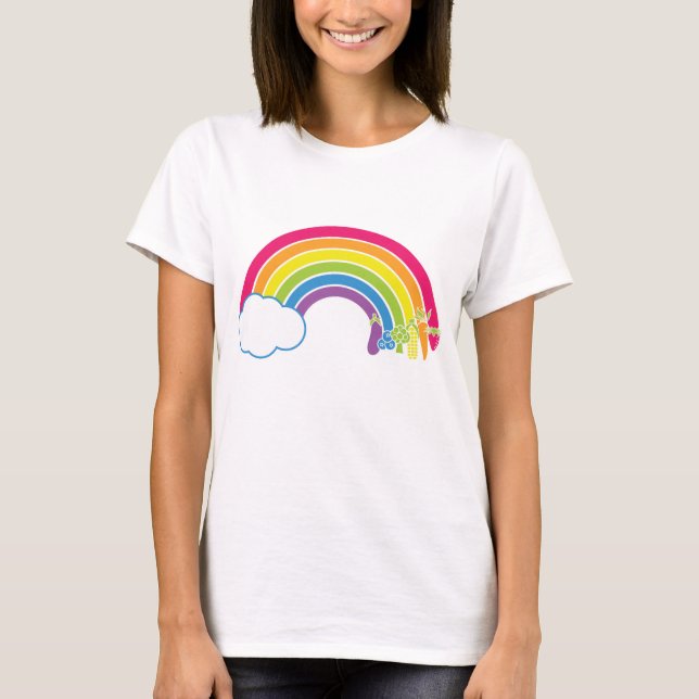 Essen Sie den Regenbogen! T-Shirt (Vorderseite)