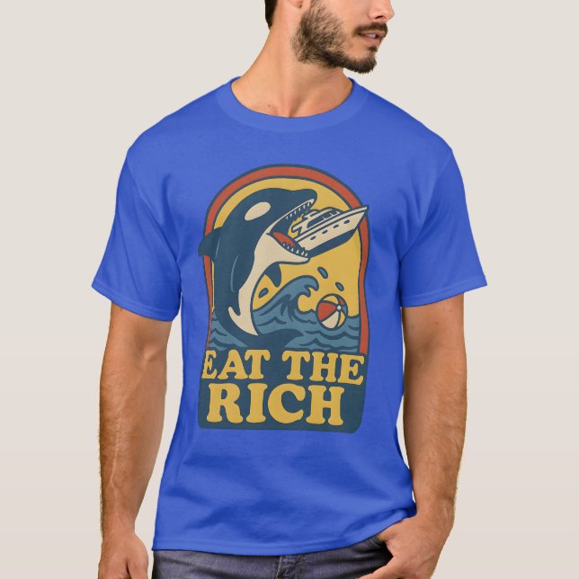 ESSEN SIE DEN REICHEN T-Shirt (Vorderseite)