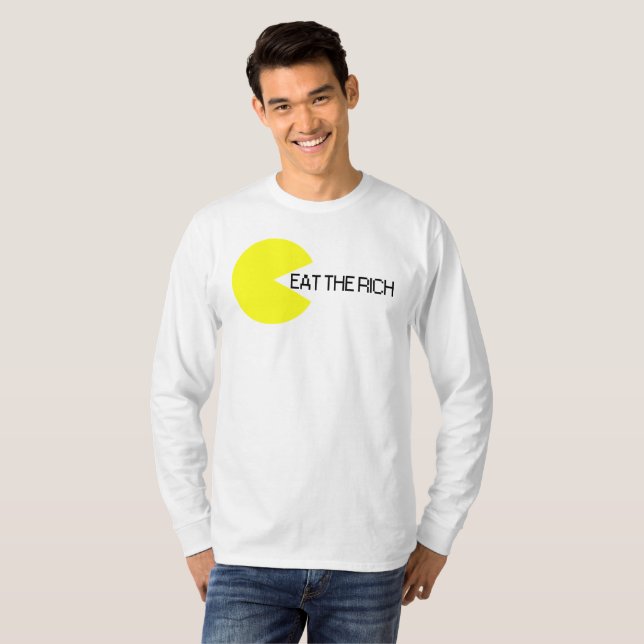 Essen Sie den reichen T - Shirt (Vorne ganz)