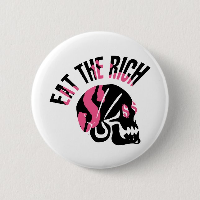 Essen Sie die Reichen Button (Vorderseite)